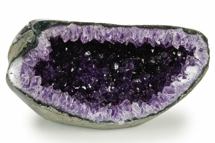 Sparkly Deep-Purple Amethyst Geode - Uruguay #378217